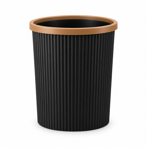 Black Large Waste Bin