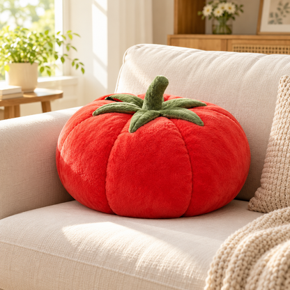 Tomato Plush Cushion