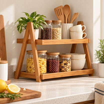 Medium A-Frame Two-Tier Storage Rack