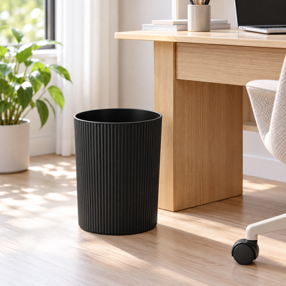 Black Large Waste Bin