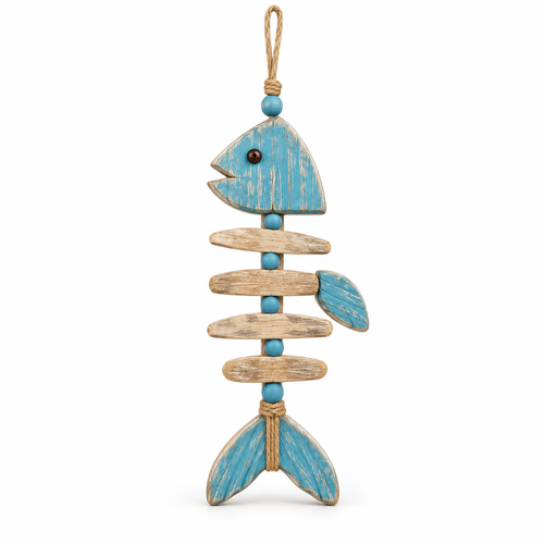 Head and Tail Fishbone Wall Hanging
